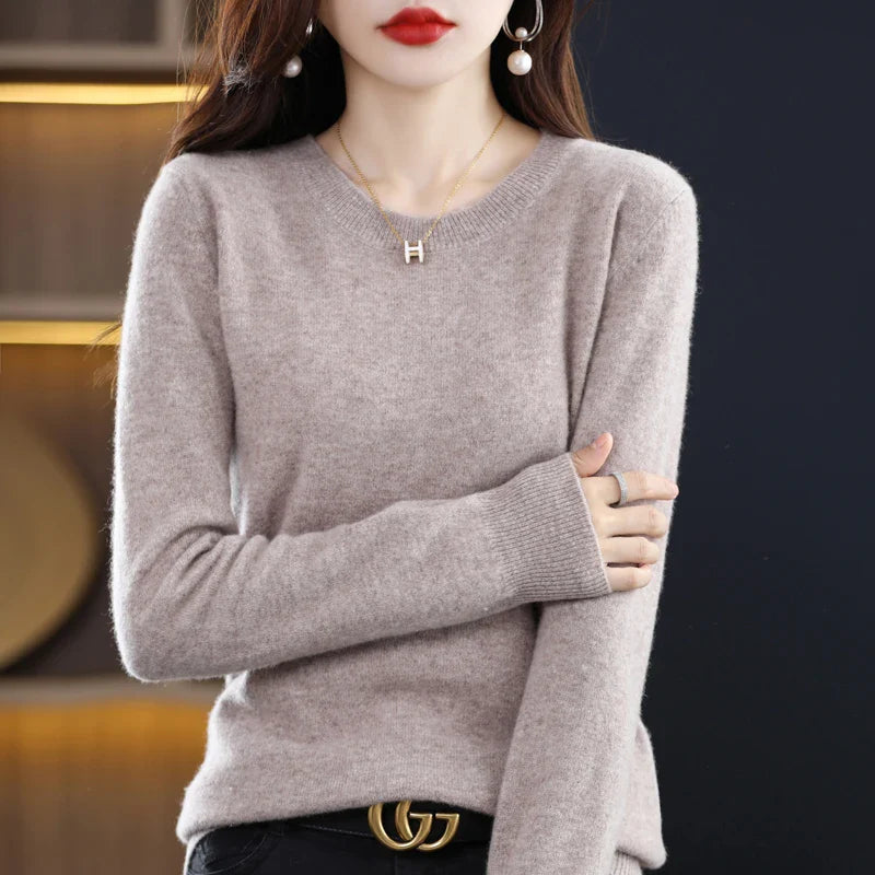 Claire: Women's 100% Pure Wool Cashmere Sweater