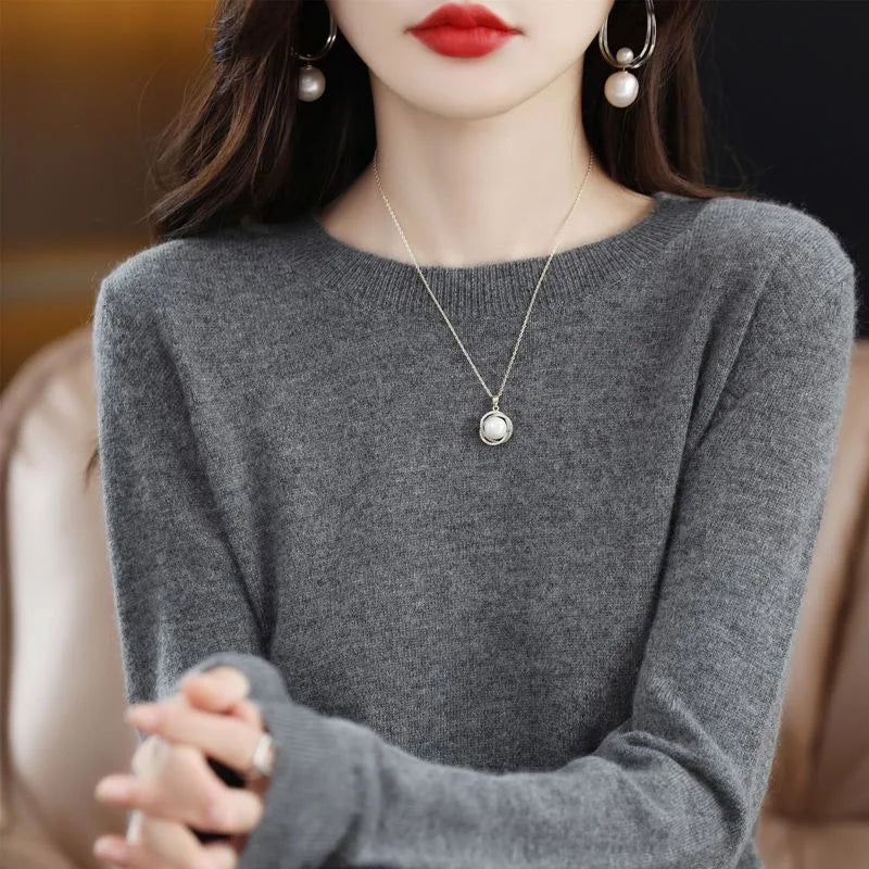 Claire: Women's 100% Pure Wool Cashmere Sweater