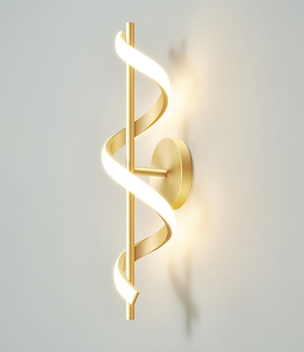 SpiralLume – Minimalist LED Wall Light with a Modern Edge