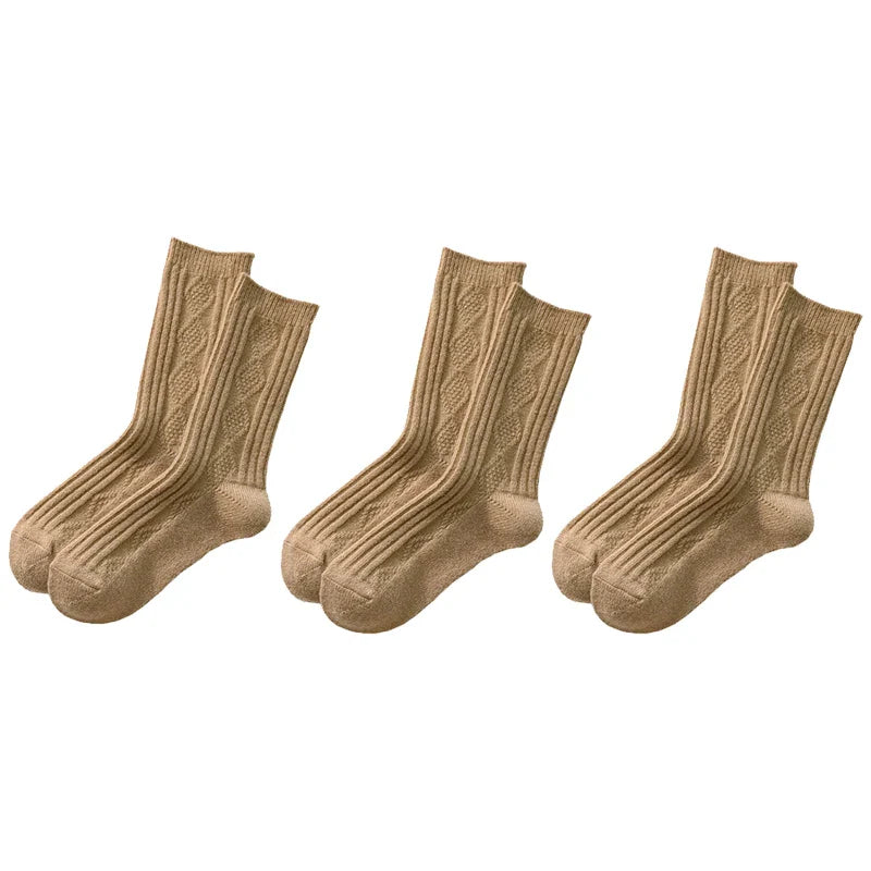 Candy’s Cozy Cashmere Socks - 3 Pairs Women's Winter Warmth Set