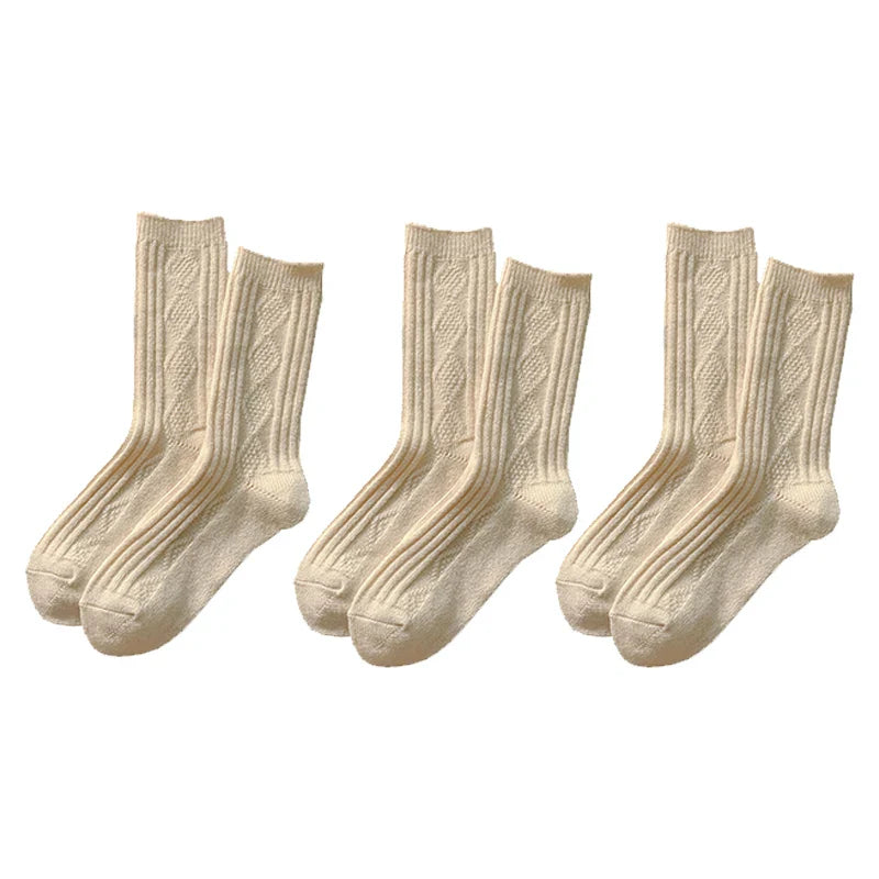 Candy’s Cozy Cashmere Socks - 3 Pairs Women's Winter Warmth Set