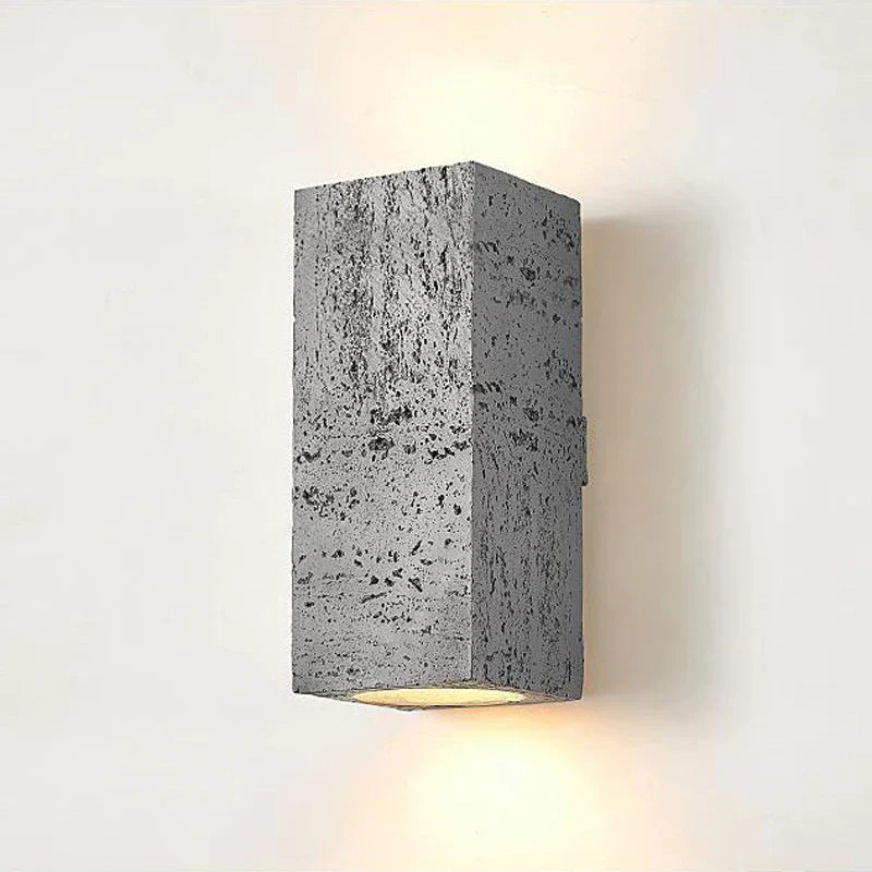 RusticCement - Wabi-Sabi Wall Lamp