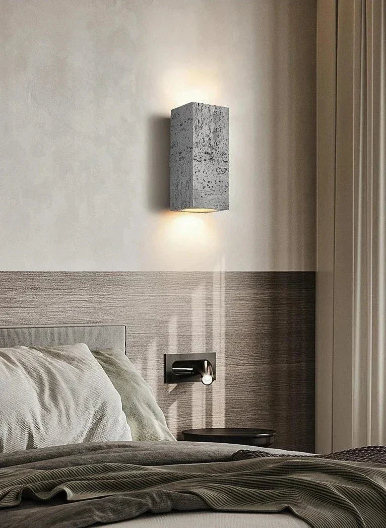 RusticCement - Wabi-Sabi Wall Lamp