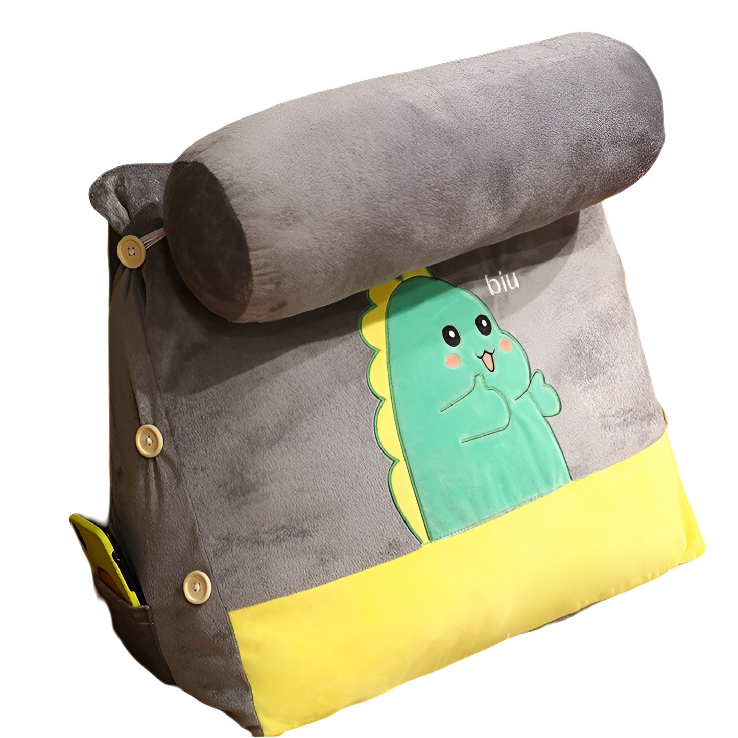 Thelittleesse™ Kids Triangular Backrest Pillow with Adjustable Headrest – Ergonomic Lounge Support for Reading & Relaxation