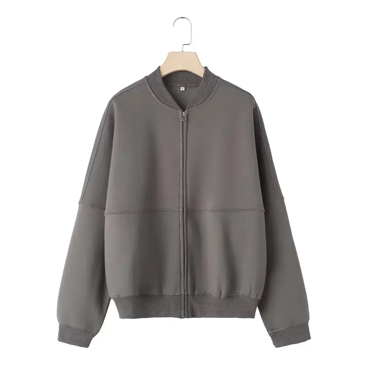 Ella's Cozy Zipper Cardigan Set - Effortless Fall Fashion