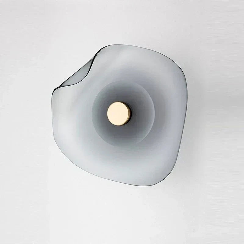 ClearAura - Sleek Glass Wall Lamp
