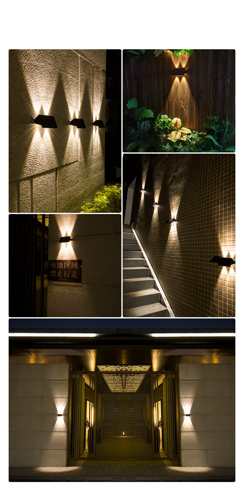 SensorGlow - Motion-Activated Solar Wall Lamp