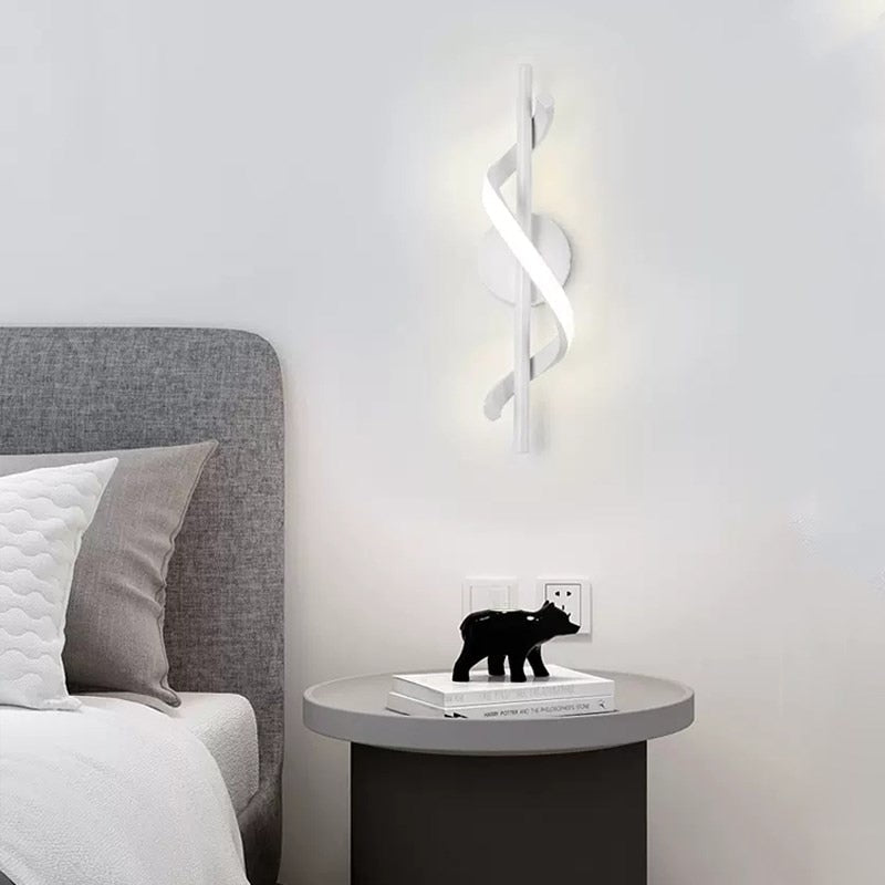 SpiralLume – Minimalist LED Wall Light with a Modern Edge