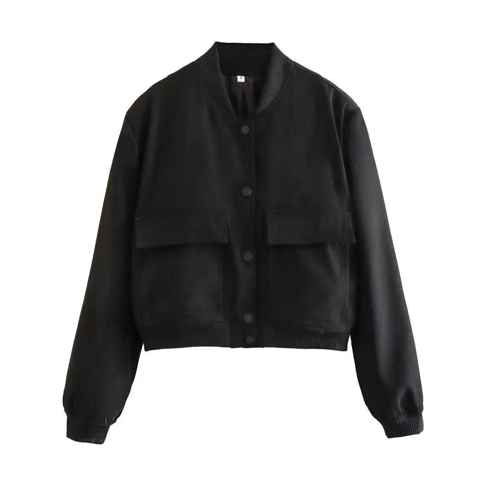 Tiffany: Bomber Jacket - Vintage Long Sleeve