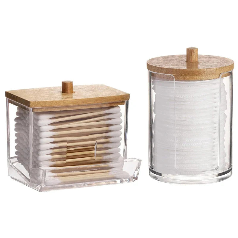 Clear Haven: Bathroom Organizer Accessories Set