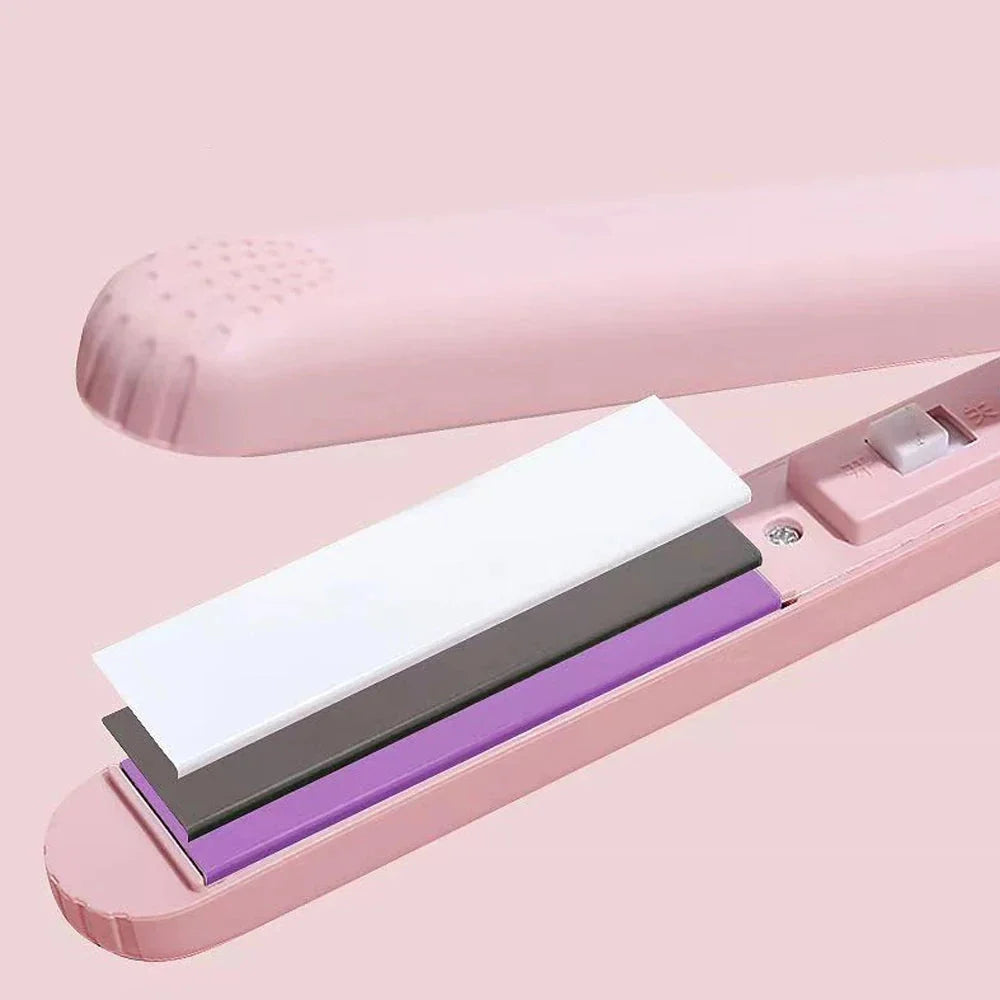 LuxePink - Floating Plate Straightener & Curler