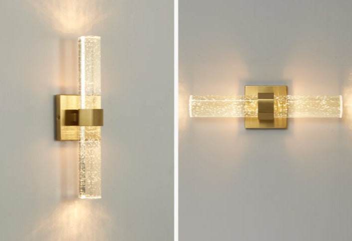 GlimmerBubble - Luxurious Crystal Wall Light