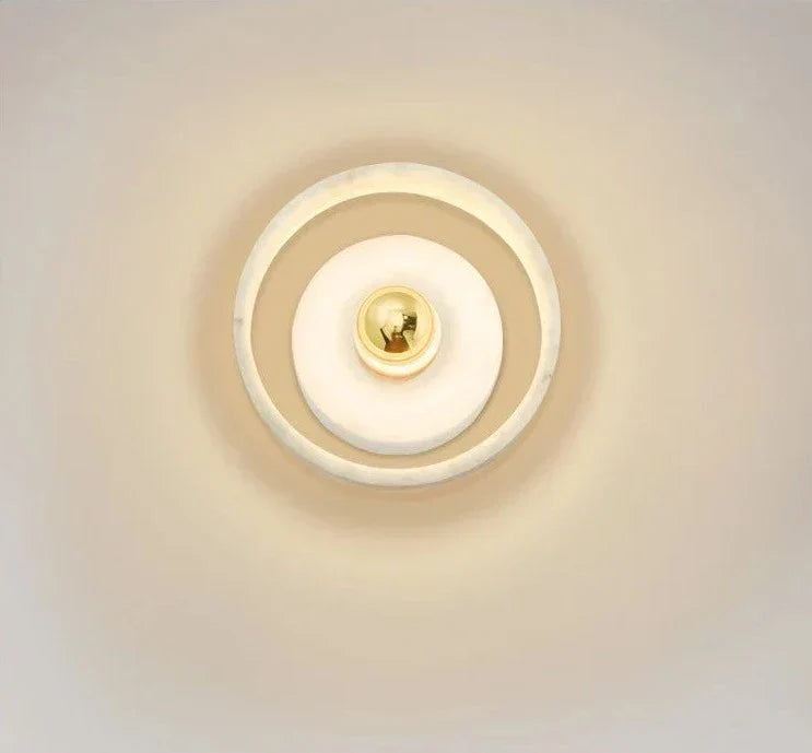 TranquilMarble - Wall Lighting in Wabi-Sabi Style
