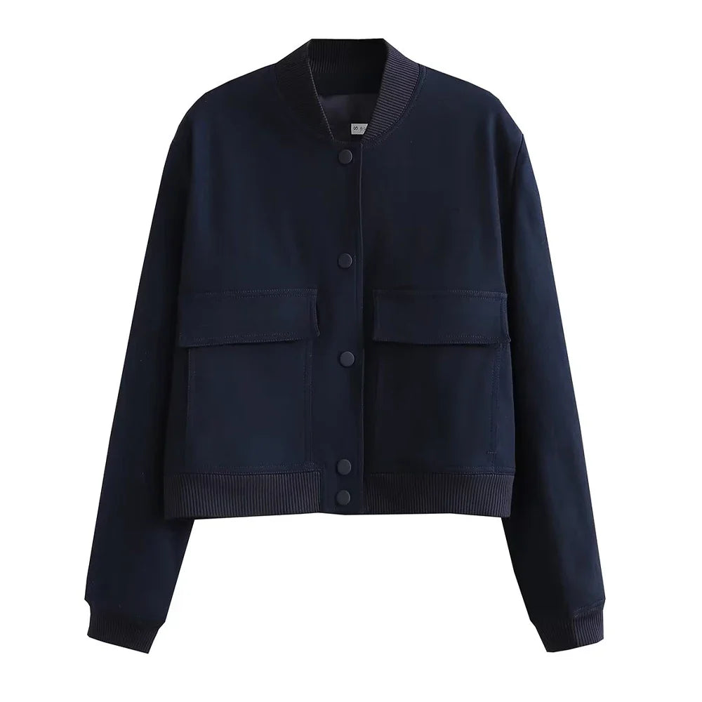 Tiffany: Bomber Jacket - Vintage Long Sleeve