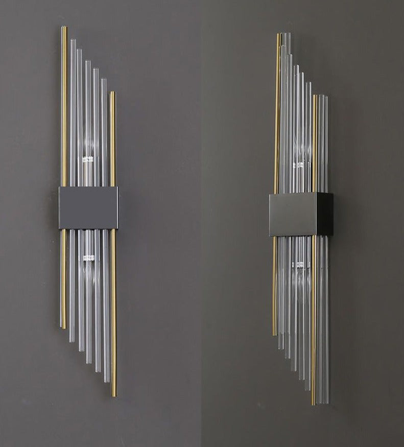 RadiantCrown – Gold Crystal Wall Lamp with Durable Build