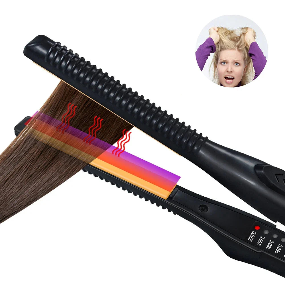 FlexiCurl - 2-in-1 Mini Straightener & Curler