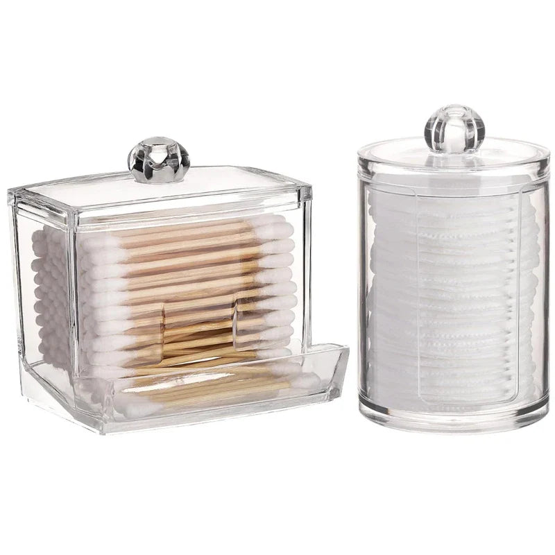Clear Haven: Bathroom Organizer Accessories Set