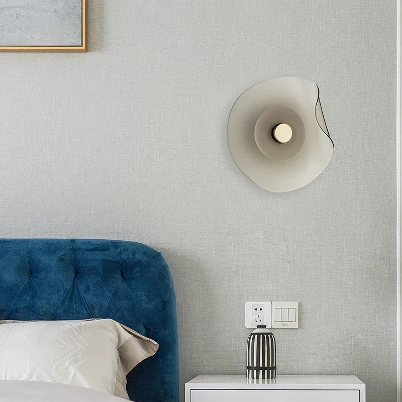 ClearAura - Sleek Glass Wall Lamp