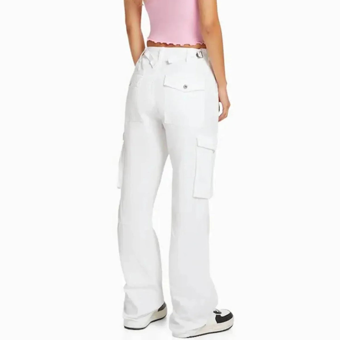 Milly - Adjustable Waist Cargo Pants - Stylish & Functional