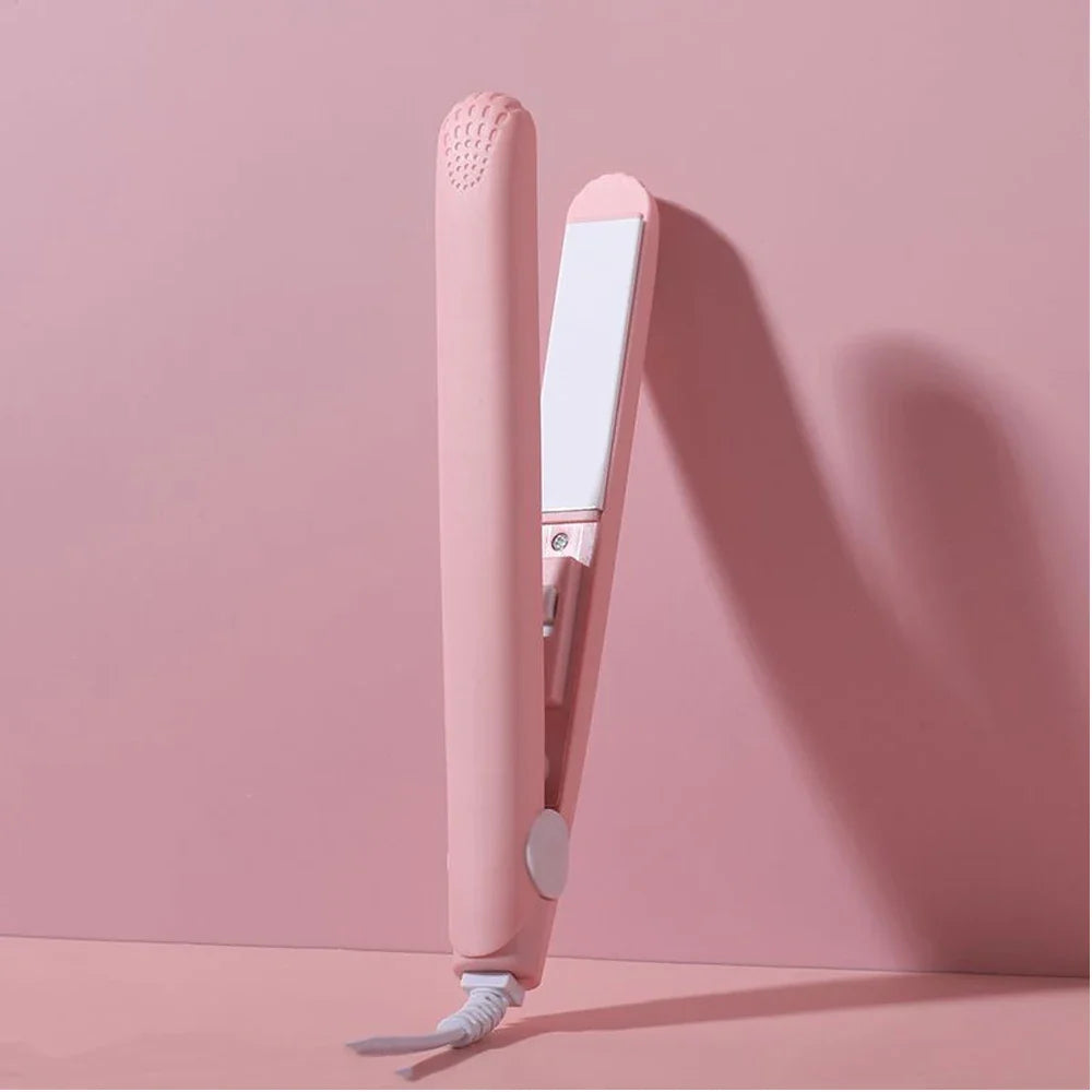 LuxePink - Floating Plate Straightener & Curler
