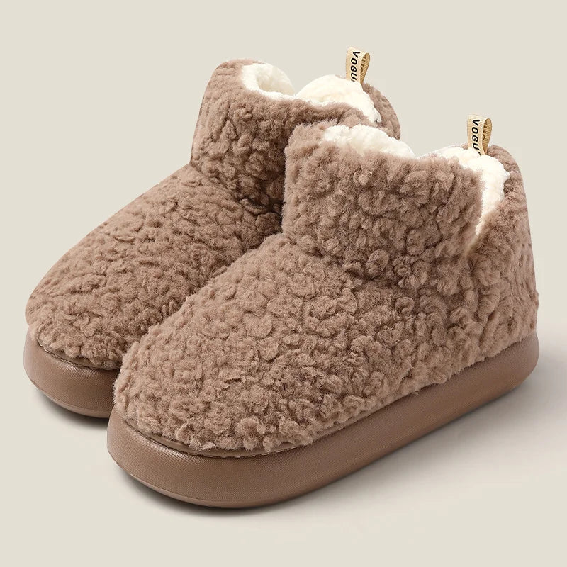 Leyla - Women's Winter Plush Snow Boots | Thick Platform Ankle Warmers