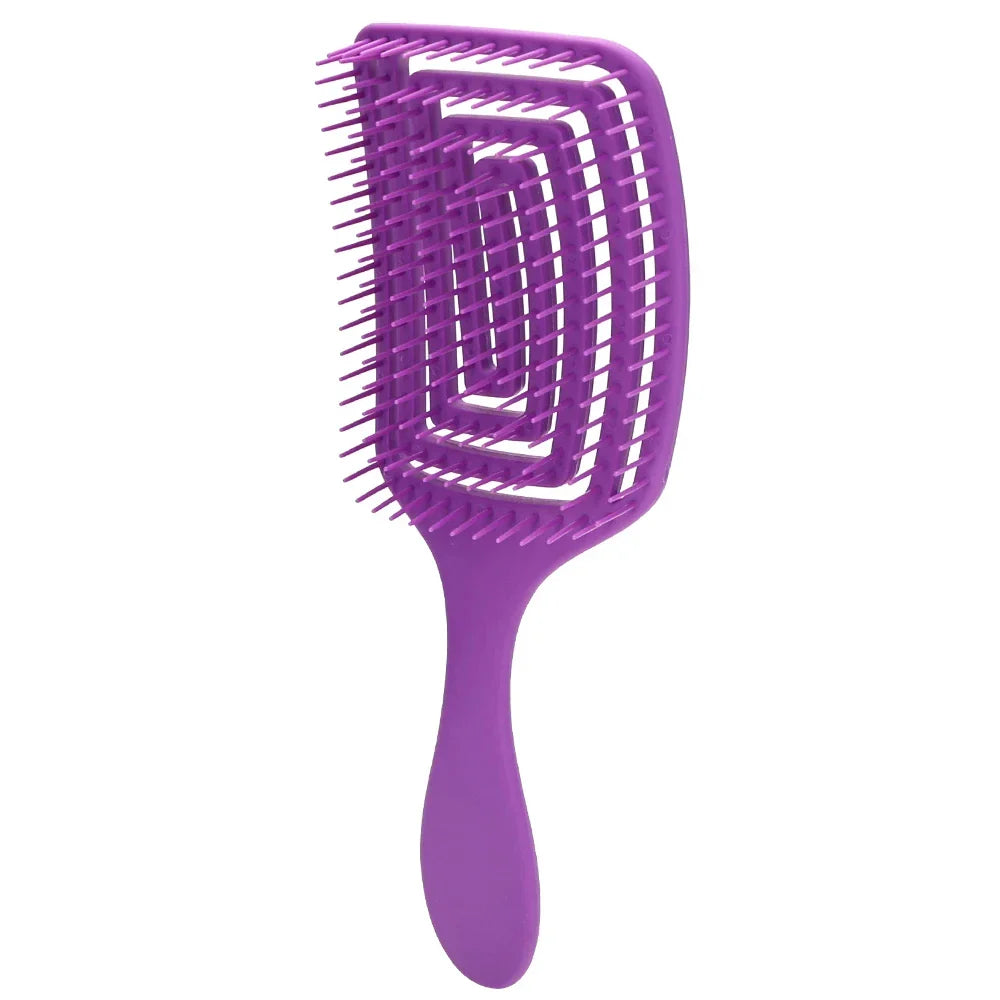 CurlCare Comb - Bristle & Nylon Brush for Styling and Massaging