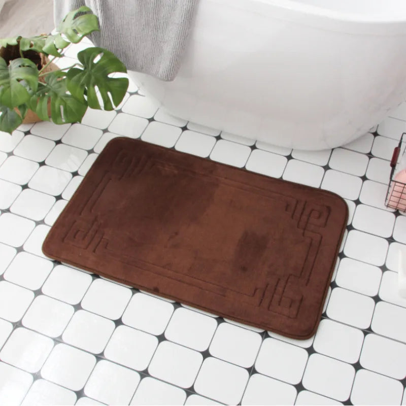 Cobblestone Embossed Non-Slip Bath Mat for Bathroom