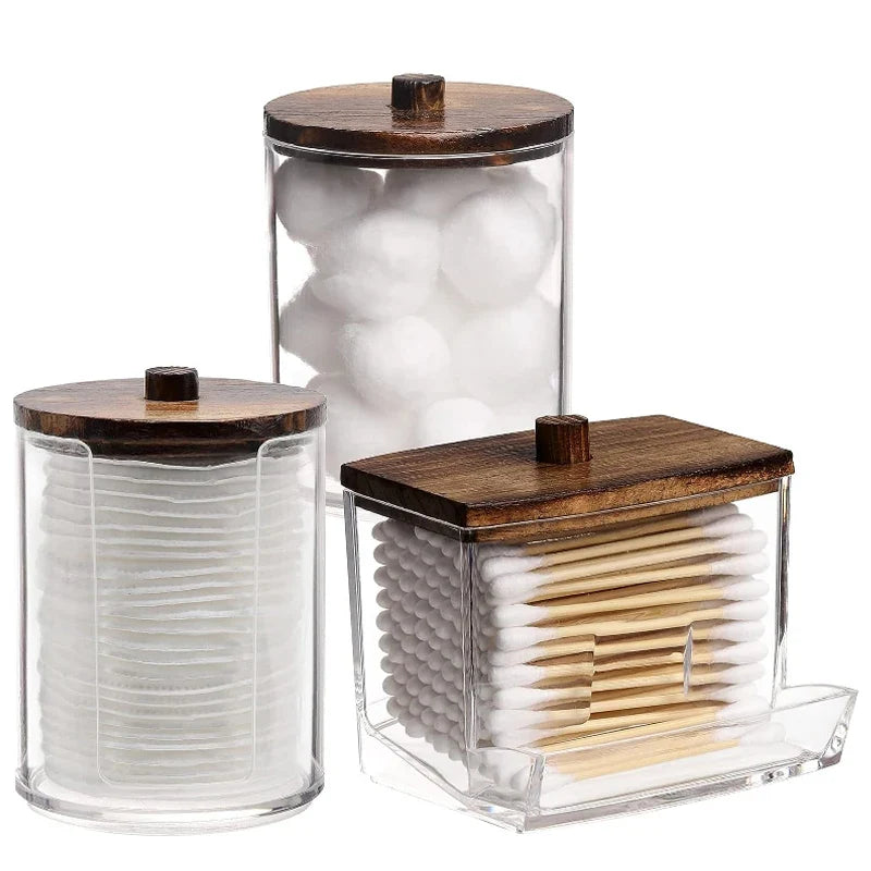 Clear Haven: Bathroom Organizer Accessories Set