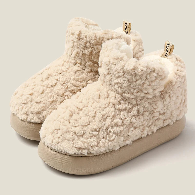 Leyla - Women's Winter Plush Snow Boots | Thick Platform Ankle Warmers