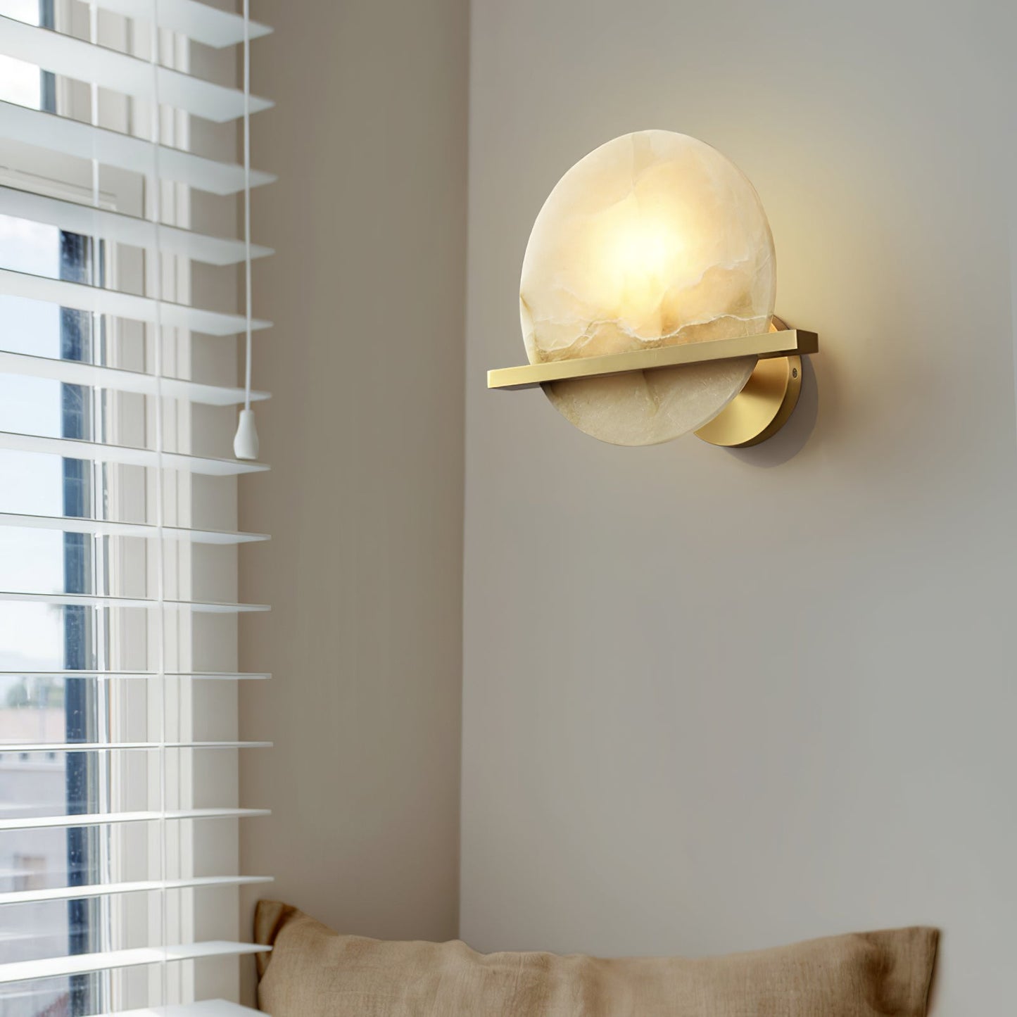 MarbleAura – Luxurious Marble Wall Lamp for Classic Style