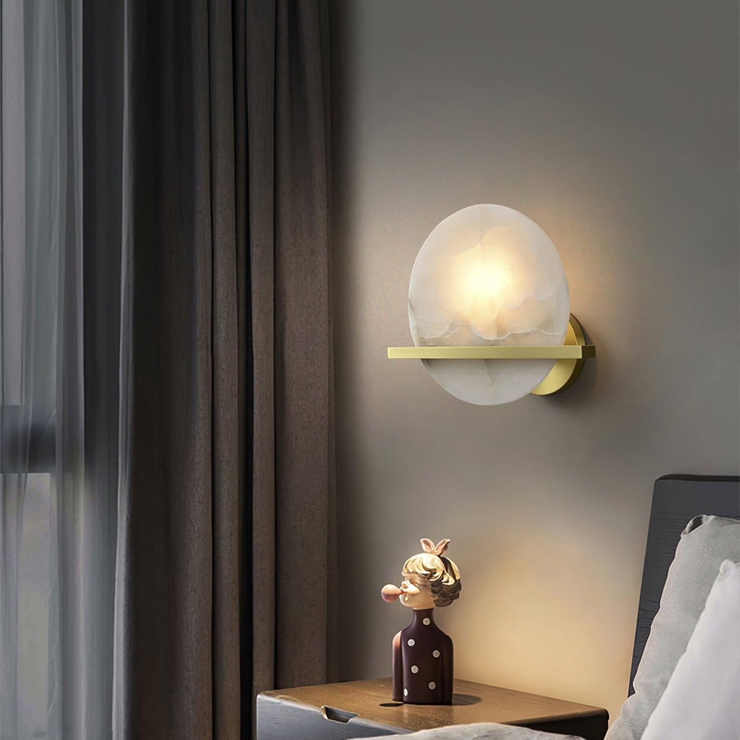MarbleAura – Luxurious Marble Wall Lamp for Classic Style