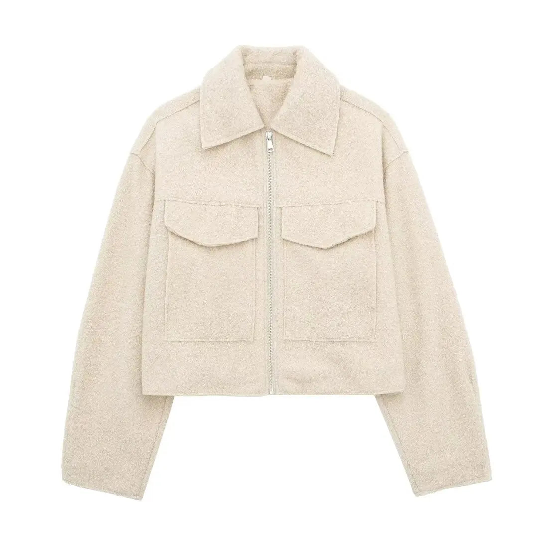Willshela: Front Zipper Jacket