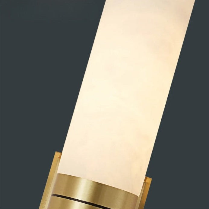 CopperEdge – Artistic Marble Wall Lamp for Unique Interiors