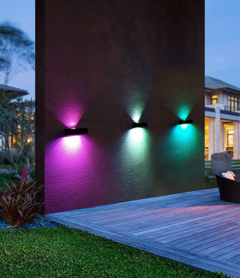 EcoShine – Modern Solar Up-Down Outdoor Lamp