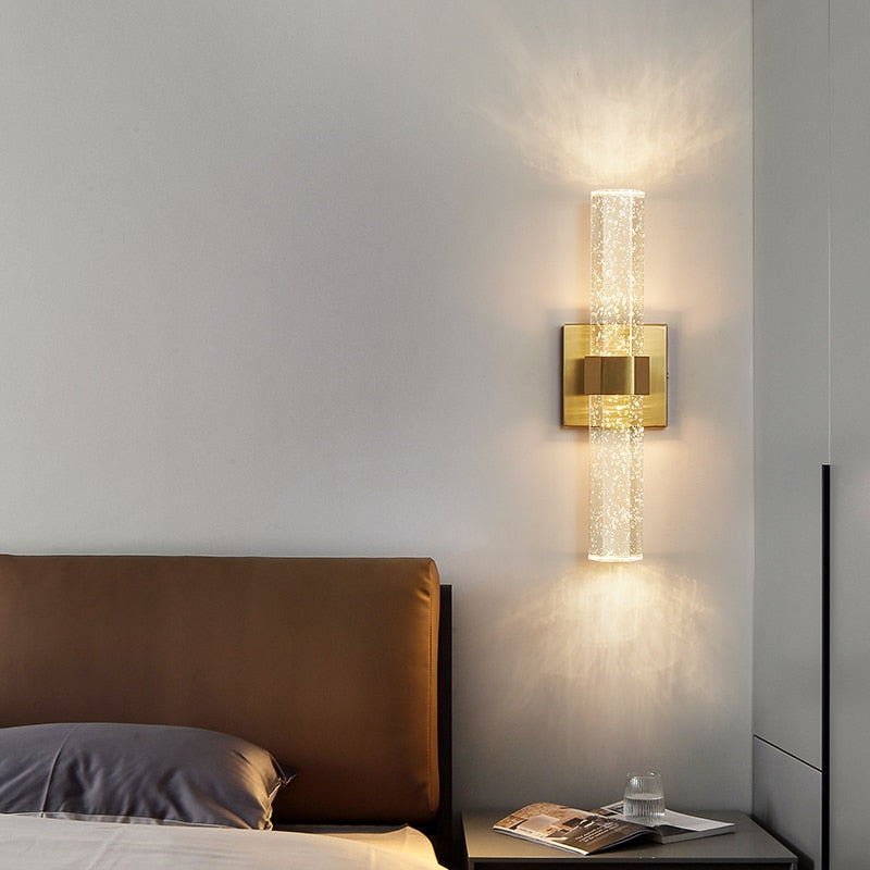 GlimmerBubble - Luxurious Crystal Wall Light