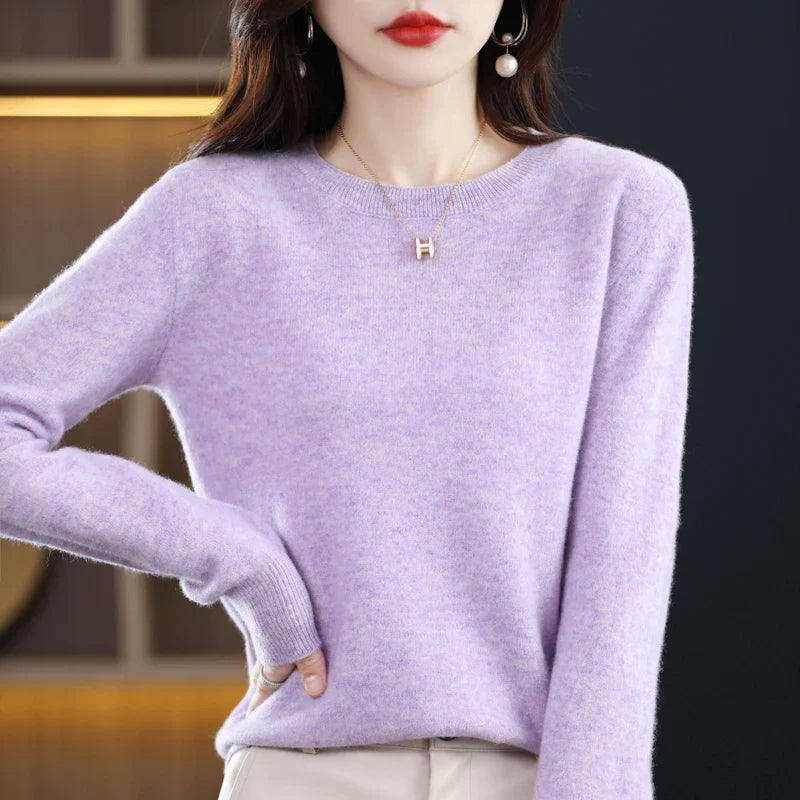 Claire: Women's 100% Pure Wool Cashmere Sweater