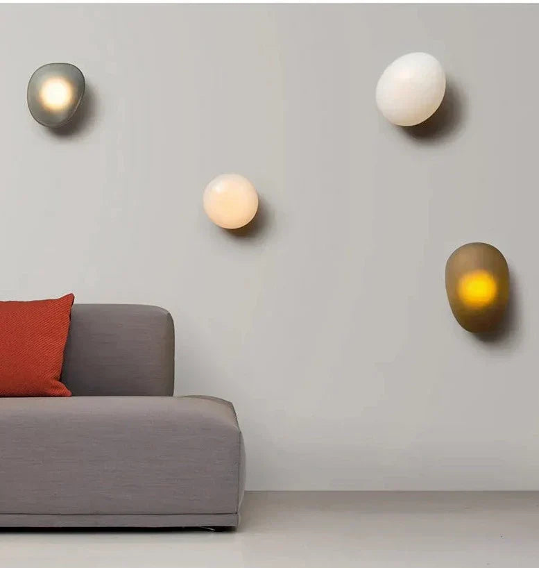 GlamGlow – Coloured Glass Wall Lamp with Artistic Flair