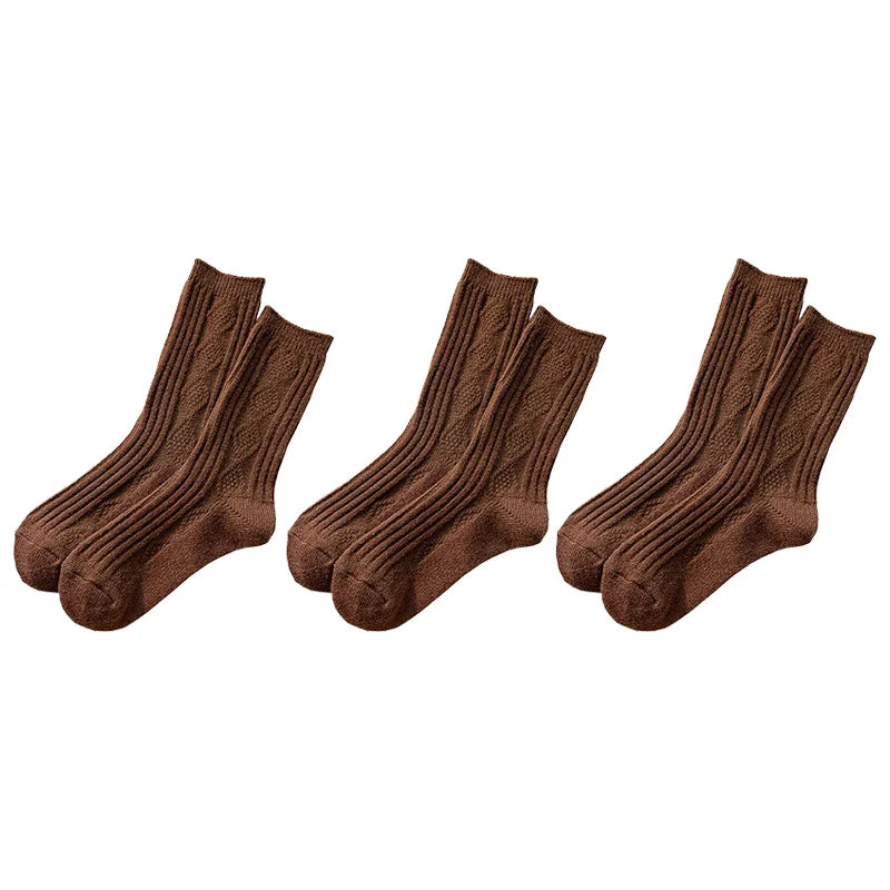 Candy’s Cozy Cashmere Socks - 3 Pairs Women's Winter Warmth Set