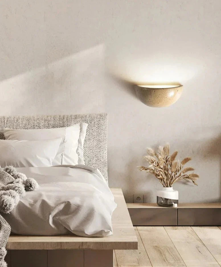 SabiGlow - Organic Rock Wall Light