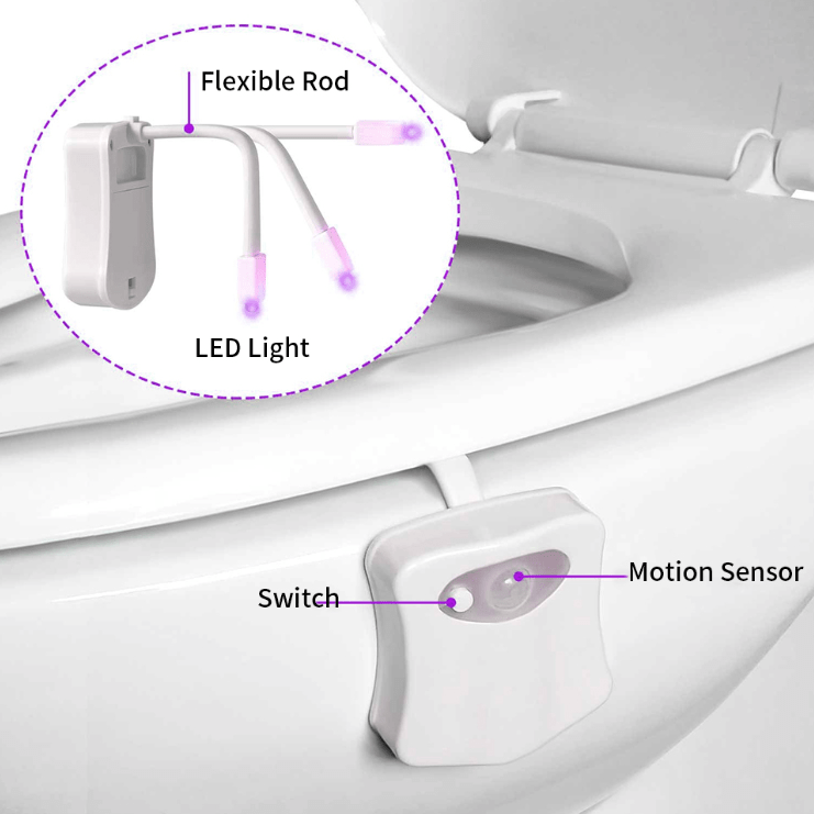 Glow Toilet light