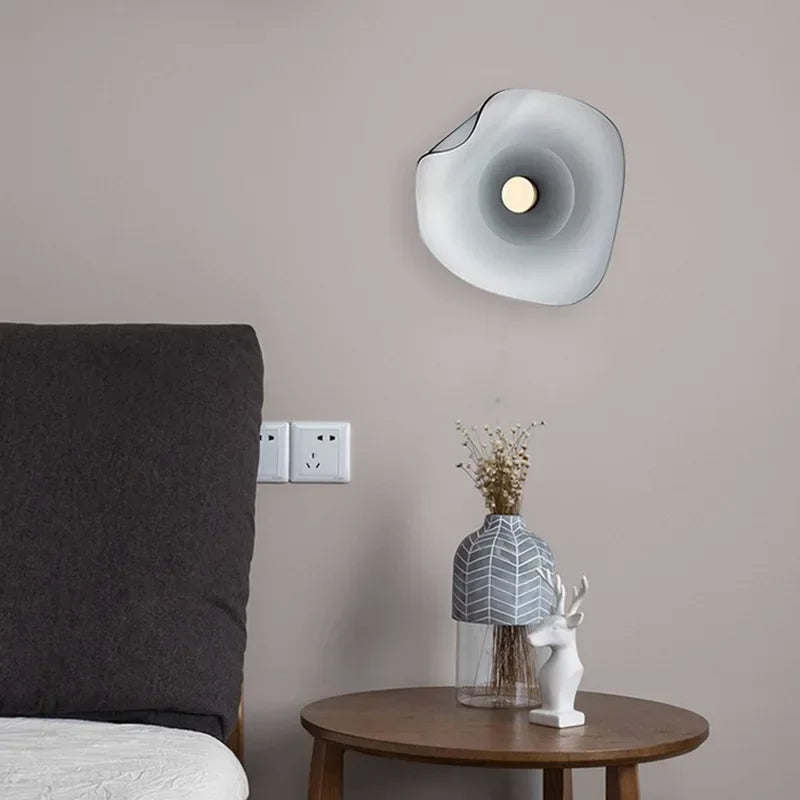 ClearAura - Sleek Glass Wall Lamp