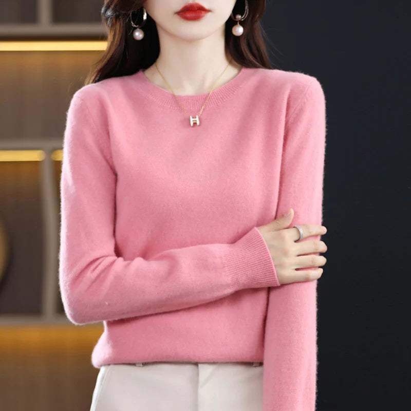 Claire: Women's 100% Pure Wool Cashmere Sweater