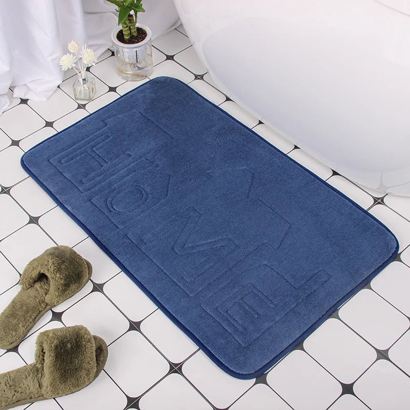 Cobblestone Embossed Non-Slip Bath Mat for Bathroom