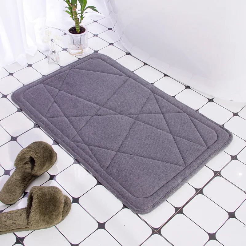Cobblestone Embossed Non-Slip Bath Mat for Bathroom