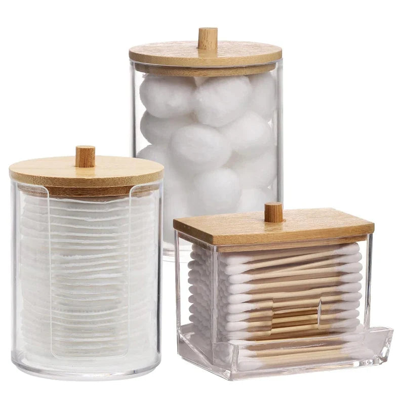Clear Haven: Bathroom Organizer Accessories Set