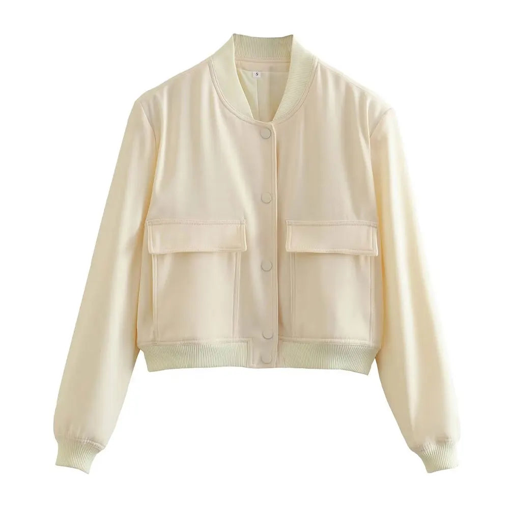 Tiffany: Bomber Jacket - Vintage Long Sleeve
