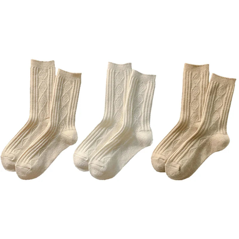 Candy’s Cozy Cashmere Socks - 3 Pairs Women's Winter Warmth Set