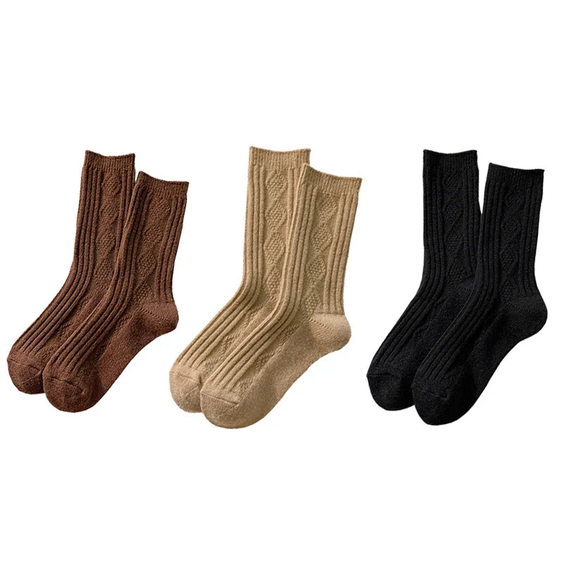 Candy’s Cozy Cashmere Socks - 3 Pairs Women's Winter Warmth Set