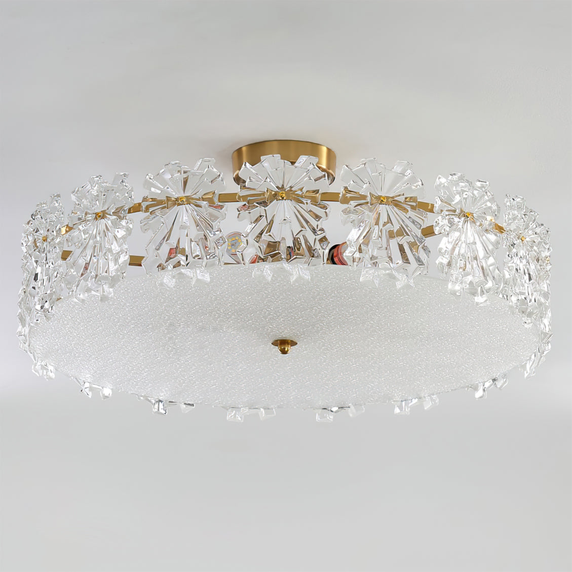 FlurryLuxe - Ceiling Light with Elegant Snowflake Motifs