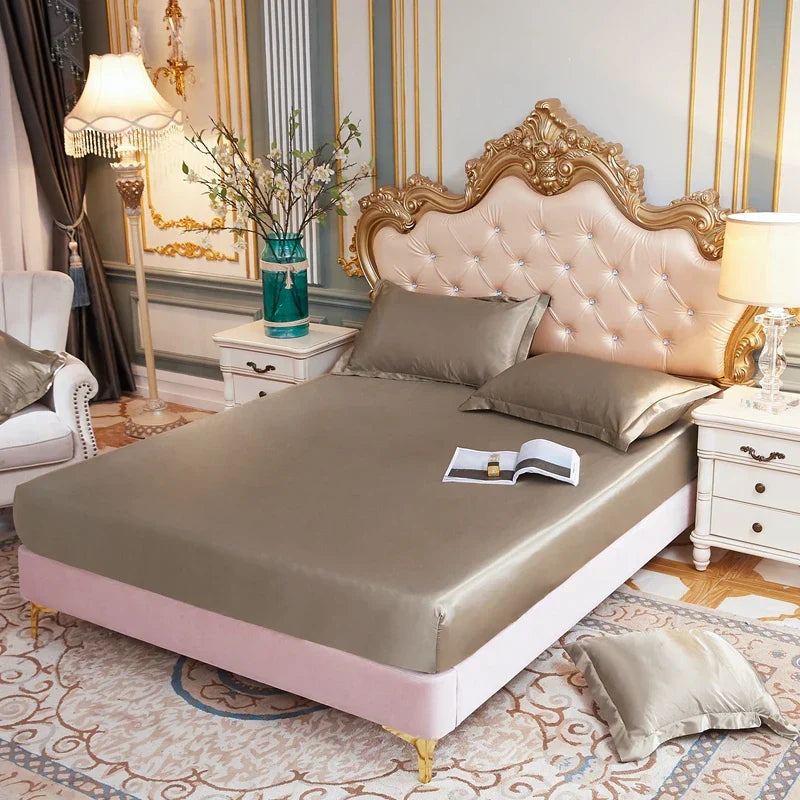 SUPER SOFT Luxury Silk Fitted Sheet